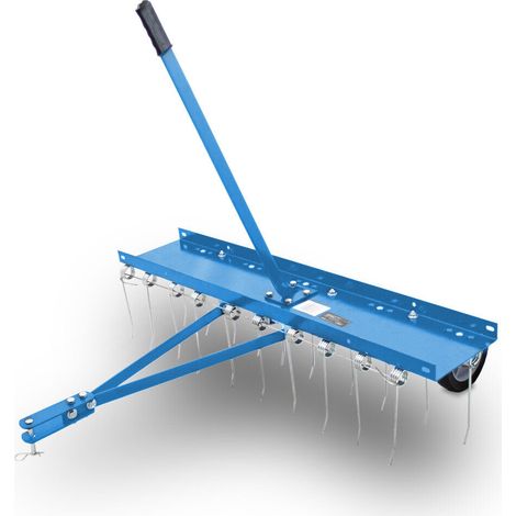 Rasenstriegel Vertikutierer Rasenkamm Rasenlüfter Rechen Entmooser für Rasentraktor oder ATV 102cm (1/5)