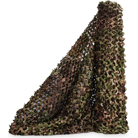 Rouleau de Treillis de Camouflage de Grande Taille - Idéal Le Camouflage, la Chasse, la décoration Militaire - Parfait Faire de l'ombre (1/5)