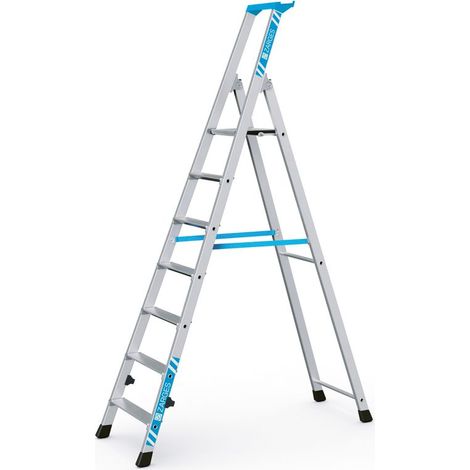 ZARGES Nova S - Stufen-Stehleiter 7 Stufen (1/5)