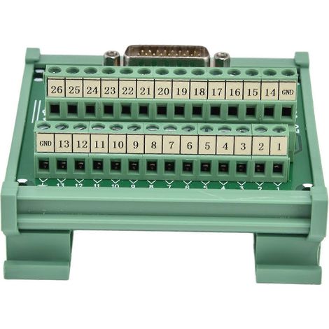 Module de bornier, carte de circuit imprimé, connecteur en cuivre, adaptateur de dérivation, connecteur, 60 V CC