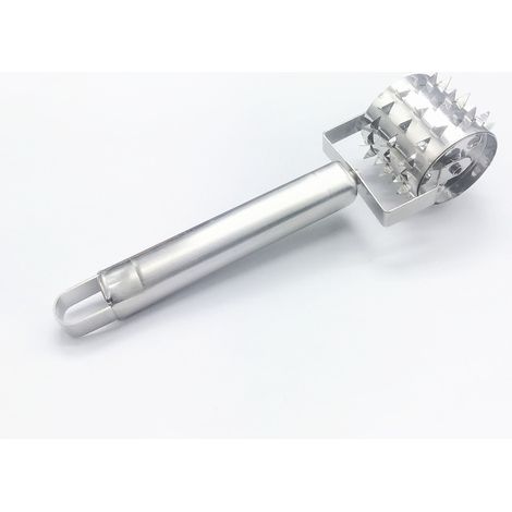 Hachoir à viande marteau en acier inoxydable, attendrisseur de viande à rouleau, marteau à steak et à cuisse de poulet, outil de cuisine (1/4)