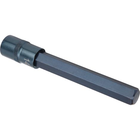 Embout hexagonal allongé pour tournevis, en acier allié, 150 x 14 mm (1/5)