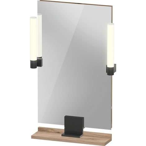 Duravit Sivida Spiegel, Diamantschwarz Matt, 450x36x650mm, (1/5)