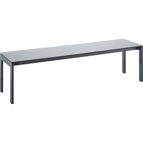 Wolf, Banc de vestiaire, simple face, plaque de stratifié HPL