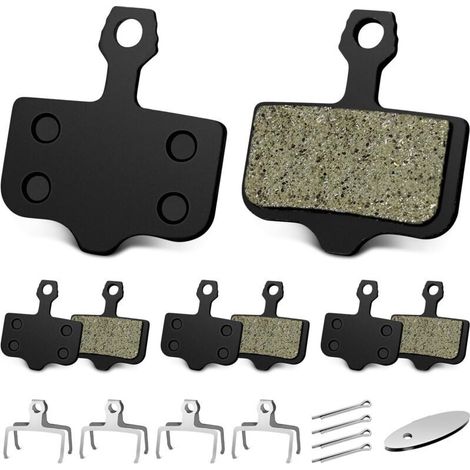 Plaquette de Frein Velo pour VTT - 4 Paires Plaquettes de Frein à Disque Vélo Compatibles avec Avid Elixir E1/E3/E5/E7/E9 et avec DB1/DB3/DB5, Plaquette de Frein VTT Durable, Facile à Installer (1/5)