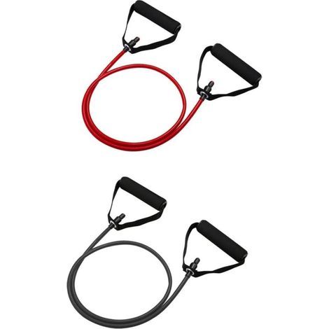 2 PCS Resistance Band with Handles and Door Anchor Elastic Band for Muscle Training and Physiotherapy (1/5)