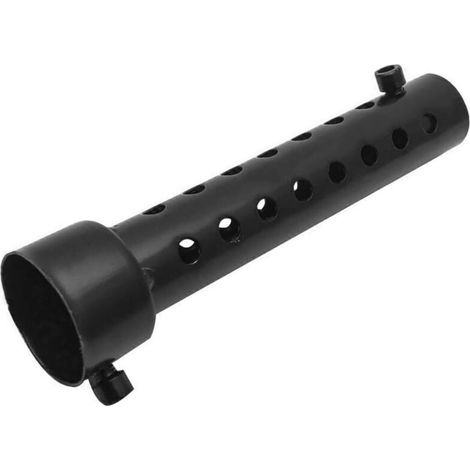 Silencieux d'échappement moto, silencieux turbo sound, 1 pièce, 45 mm, noir, adapté au diamètre du tuyau d'échappement 43 mm - 45 mm (1/5)
