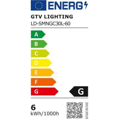 Lampada GTV c30l 6W 4000K E14 LED (1/2)