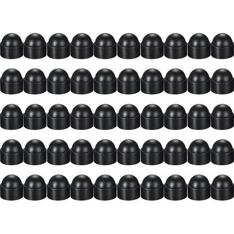 50 pièces Cache écrous M8 Cache vis en plastique Cache ecrou Cache de Finition de Protection et Sécurité pour recouvrir les écrous et les têtes de vis hexagonales (1/5)