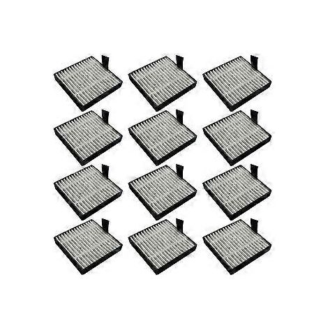 12-teiliges Set Staubsaugerfilter für W20/W20 PRO / J20 Saugroboter, austauschbare Teile, Basisstationsfilter