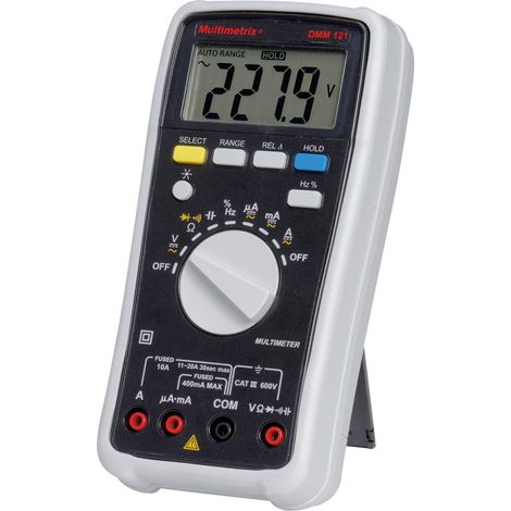 Multimetrix DMM 121 Hand-Multimeter  digital  CAT III 600 V Anzeige (Counts): 4000 (1/4)