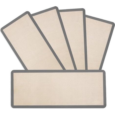5-teiliges Silikon-Backmatten-Set - Gefriertrockner - Grau (50 x 21,5 cm) (1/5)