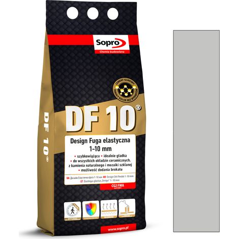 Stucco per fughe Sopro DF10 grigio naturale 72 2kg 1082A (1/5)
