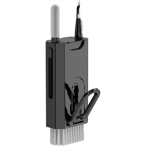 Reinigungsbürste für Tastatur,8 in 1 Keyboard Cleaning Brush Kit, Multifunktionales Reinigungsset für Kopfhörer, mit Tastenkappe Abzieher, Tastatur, Laptop, Telefon, PC-Monitor (1/5)