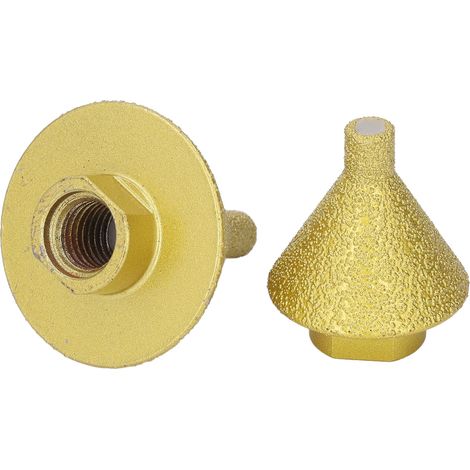 Fraise à chanfreiner pour meuleuse angulaire carrelage agrandissement ébarbage perçage conique diamètre 38mm 50mm avec adaptateur filetage M14 (1/5)