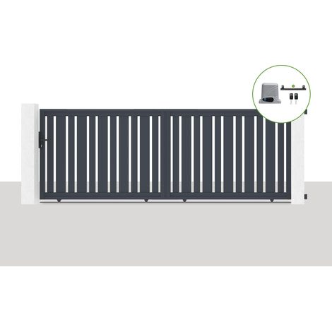 Elektrisches Schiebetor 4x1,4m VEYMONT + Motorisierung RANGER C300 (1/5)