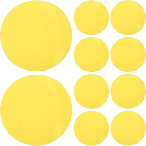 Filtres Couleur LED - Lot de 20 - Film PET Jaune Chaud - Adhésif Sans Outil - Salon Chambre Bureau - 5x5 cm