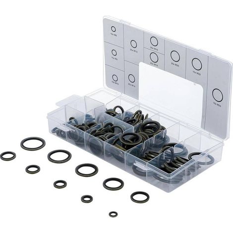 Assortiment de Joints d Étanchéité Métalliques 150 pcs - Bourrelet Caoutchouc - Réparation Fiable et Durable - D-Work (1/5)