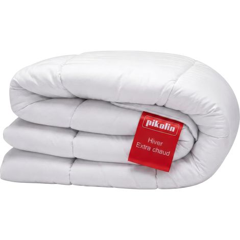 Couette 140 x 200 cm - 400 g Chaude en Fibre pour Lit 1 Personne - Couette Hypoallergénique, Douce et Respirante (1/5)