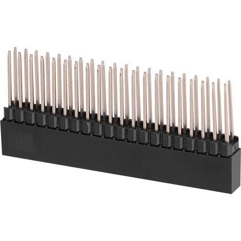 3 connecteurs femelles à double rangée de broches courtes extra-hautes, 2 x 20 broches, pas de 2,54 mm, pour Raspberry Pi (1/5)