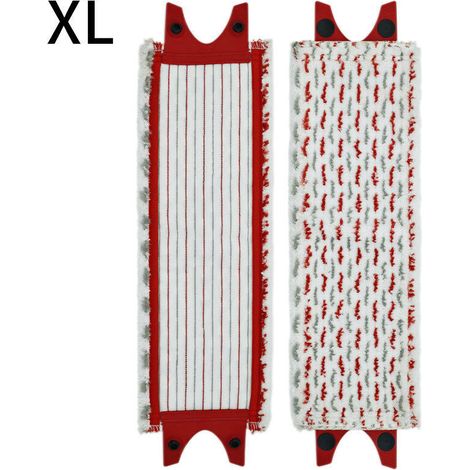 1 chiffon de remplacement pour vadrouille plate en microfibre à tête de vadrouille plate humide et sèche Vileda UltraMax XL compatib (1/4)