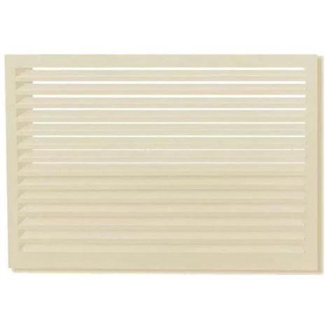 DECOCLIM - Face dos pour cache en aluminium ivoire clair taille M - 23AM1015-DOS