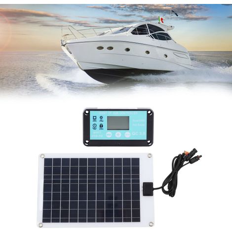 Panneau solaire 50 W 1 à 5 avec contrôleur MPPT100A (1/5)