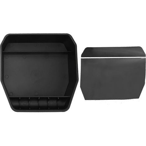 Plateau de rangement d'accoudoir avec revêtement antidérapant, remplacement pour Land Rover Defender 20-21 sans réfrigérateur (1/4)