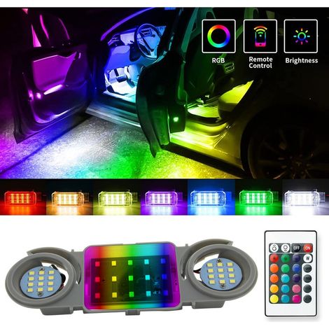 Eclairage plafonnier arrière Led RGB - VW Golf 5 / 6, Jetta, Passat, Scirocco, Seat Alhambra, Leon, Skoda Octavia (1/5)