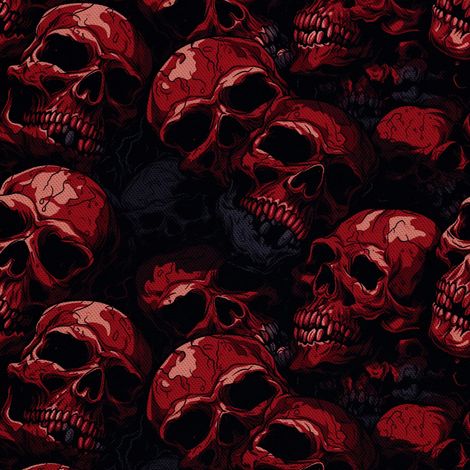 Tela decorativa para exteriores Oxford - Motivo de calavera I DX4650 (1/5)