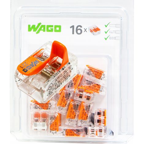 Anschlusszubehör Wago 221-412 Hebel transparent 16 Stk