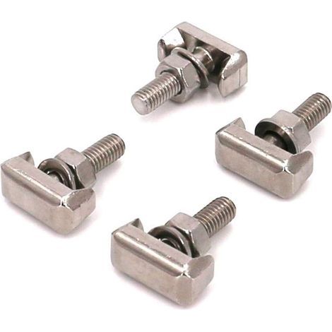 Bornes De Batterie - T-Boulon En Acier Inoxydable 304 - Pour Véhicules Automobiles Bateaux Motos - Lot De 4 Pièces (1/5)