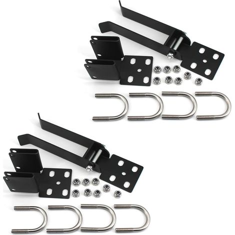 Double Porte pour Cadre De Tube Rond 1 375 Pouces Anti-Verrouillage Porte Ferme Ranch À Usage Extérieur (1/4)