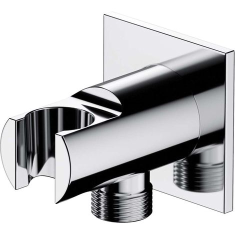 OMNIRES - Wandanschlussbogen mit Halterung, Chrom 8873C/KCR (1/2)