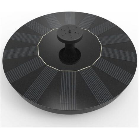 Fontaine de jardin, Solatec Fontaine Solaire Pompe à énergie Solaire 1,4 W - Pompe Submersible pour Bassin, Piscine, Jardin, Aquarium.,AAFGVC
