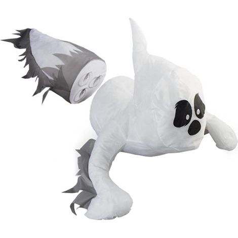Fantôme de fenêtre cassée Halloween pour décoration intérieure et extérieure (1/5)