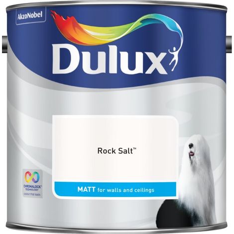 Dulux Retail Matt Paint - Rock Salt - 2.5 Litres
