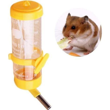 Fablcrew Plastic Water Bottle for Rabbits, Hamsters, and Small Pets