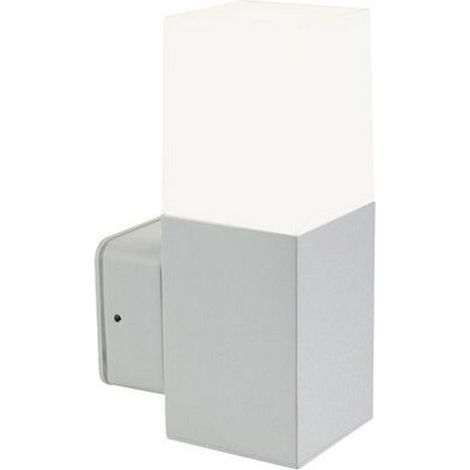 Applique Da Esterno Moderna Kube Alluminio E Termoplastica Grigio Led 7W 4000K (1/5)