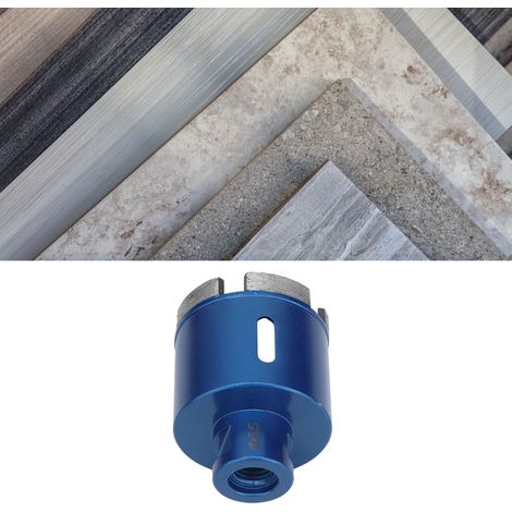 Foret M14 pour granit, béton, carrelage, marbre, fritté, bleu, 55 mm (1/5)