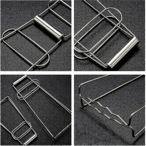 Pince anti-brûlure pour bol, support de bol en acier inoxydable, accessoire de cuisine anti-brûlure, pince anti-brûlure pour bol chaud et four à micro-ondes