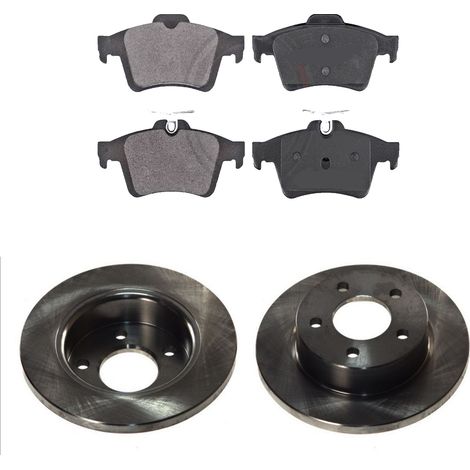 KIT FRENI POSTERIORI compatibile con MAZDA 3 (BL) - DISCHI + PASTIGLIE OEM: FDB1931 / 17638 /SOSTITUZIONE DIRETTA/BASSA POLVERE/SILENZIOSO (1/5)
