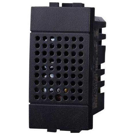 Commutateur avec capteur de détection acoustique compatible Bticino Axolute couleur noir Ettroit AN1701