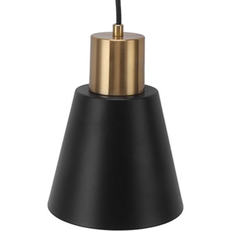 Suspension en métal noir, style industriel, moderne et nordique, compatible avec ampoules E26/E27 (85-265 V).