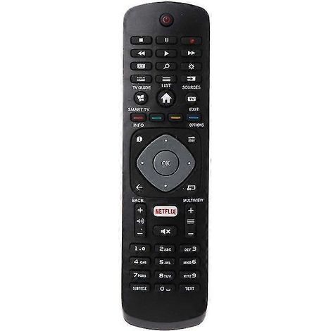 Télécommande universelle Wekity pour téléviseur intelligent Philips avec Netflix (remplacement) (1/3)