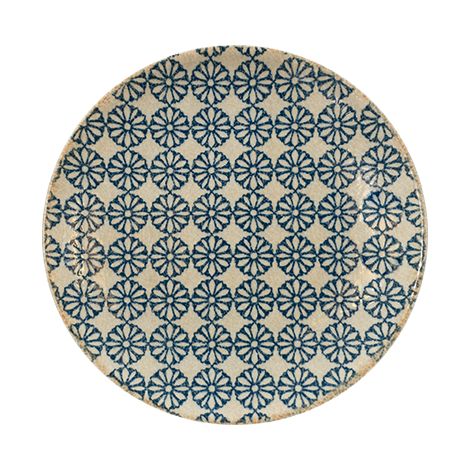 Saturnia Collezione Table Piatto Piano D 26 Cm H 2,5 Cm Porcellana Siviglia Decorata