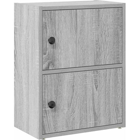 Maison Exclusive - Bücherregal Grau Sonoma 40x24x52 cm Holzwerkst