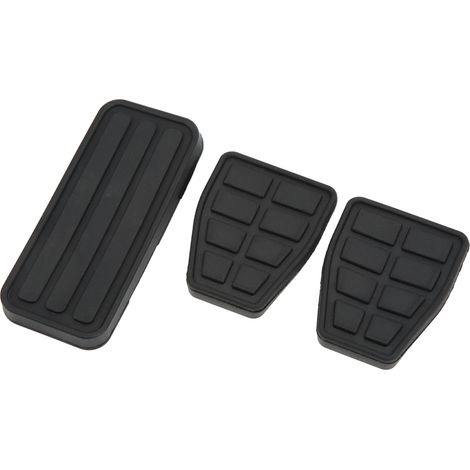 Kit de 3 pédales d'embrayage, de frein et d'accélérateur en caoutchouc noir, flexibles et résistantes à l'usure, pour Toyota Transporter T4 (1990-2003) (1/5)