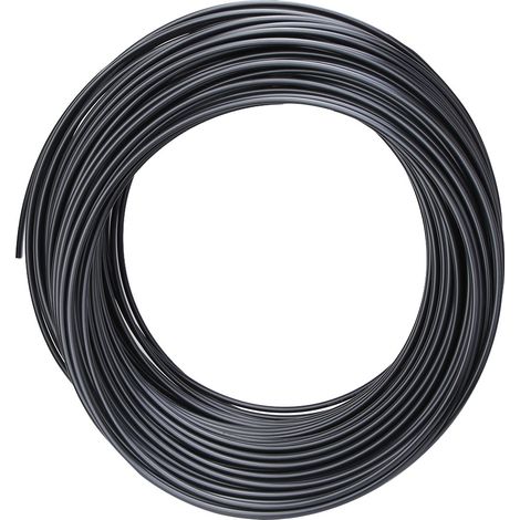 Tuyau pneumatique flexible haute pression en nylon noir pour air, huile et eau, 100 m, 6 x 4 mm (1/5)