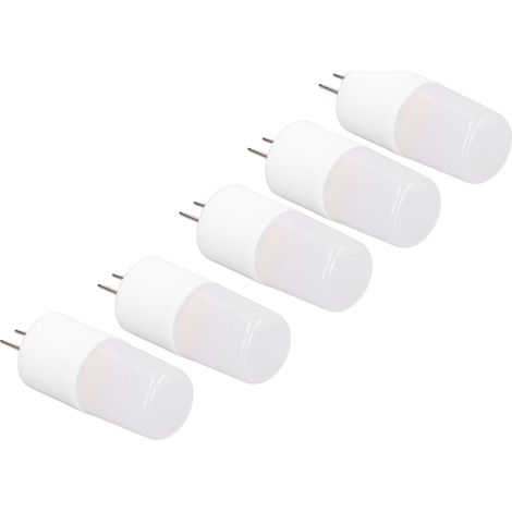 10 Ampoules LED G4 Blanc Chaud 12V, pour Plafonnier et Applique Murale, Bureau Salon